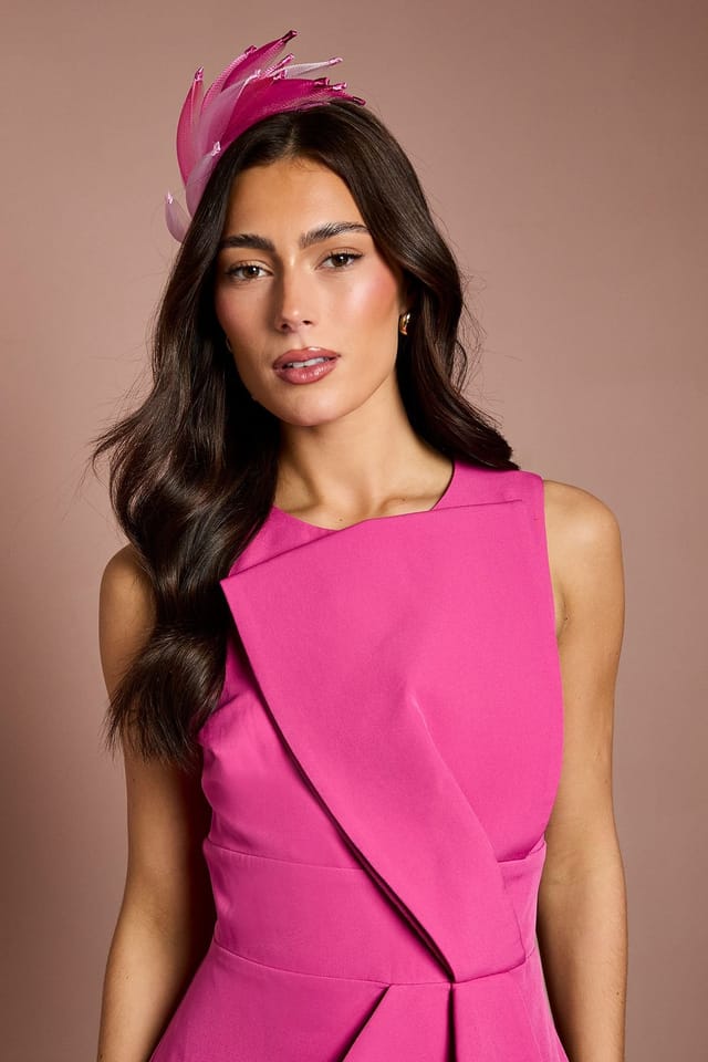 Coast Coast Women's Lisa Tan Petal Fascinator in Pink - 2