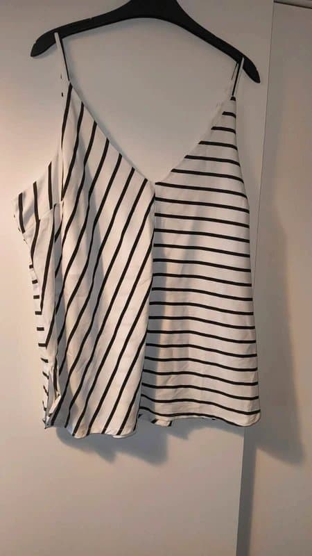 New Look New Look Curve stripey cami top - size 18