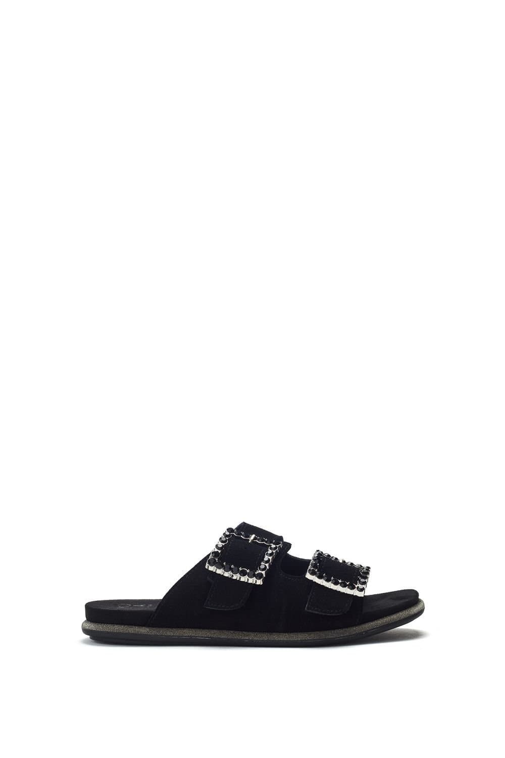 Moda In Pelle Moda In Pelle Women's 'Laccie' Suede Sandals in Black