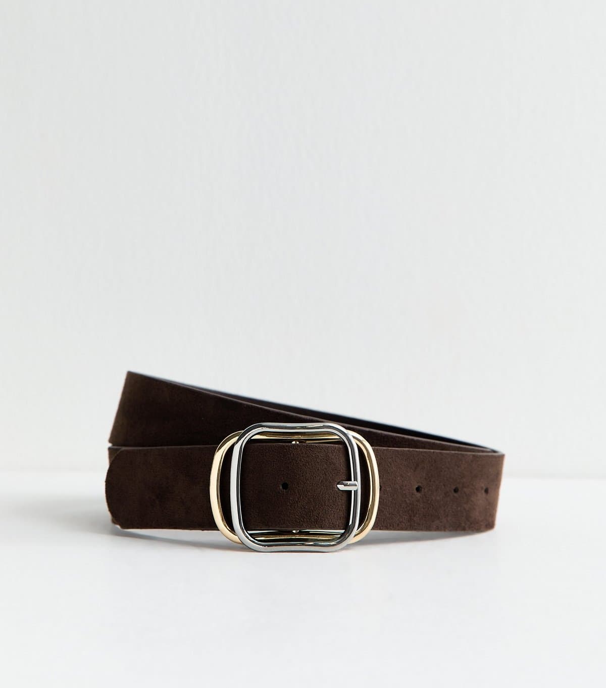 New Look New Look Dark Brown Faux Suede Belt