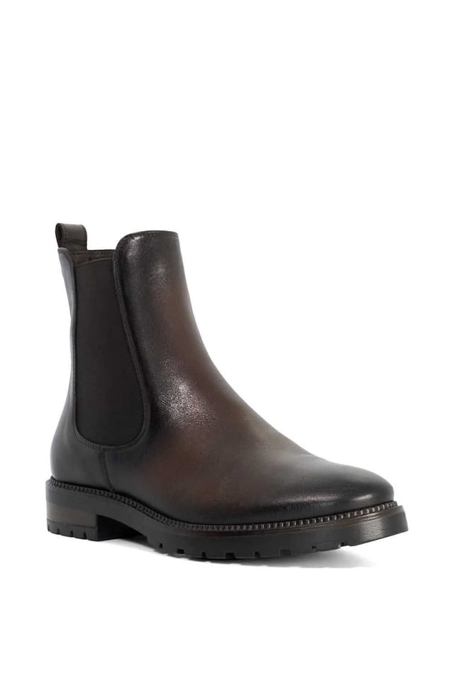 Dune London Dune London Women's 'Poema' Leather Ankle Boots in Brown - 2