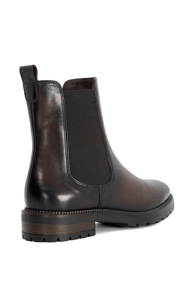 Dune London Dune London Women's 'Poema' Leather Ankle Boots in Brown - 3