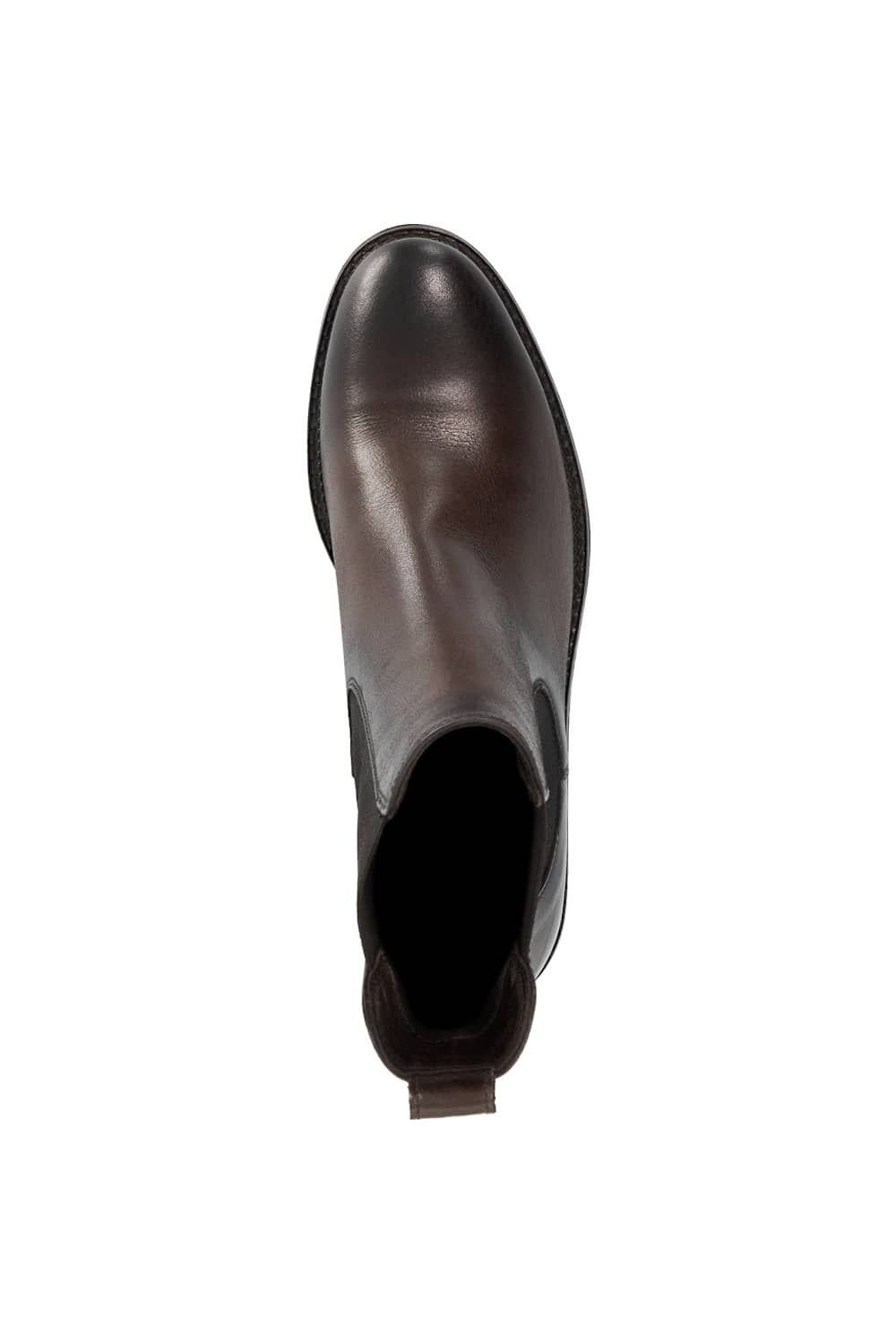 Dune London Dune London Women's 'Poema' Leather Ankle Boots in Brown - 4