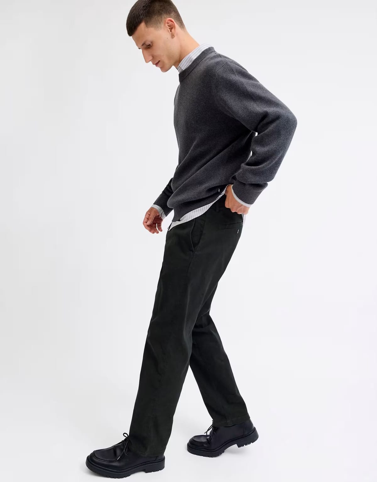 ASOS Jack & Jones Chino trousers in black - 1