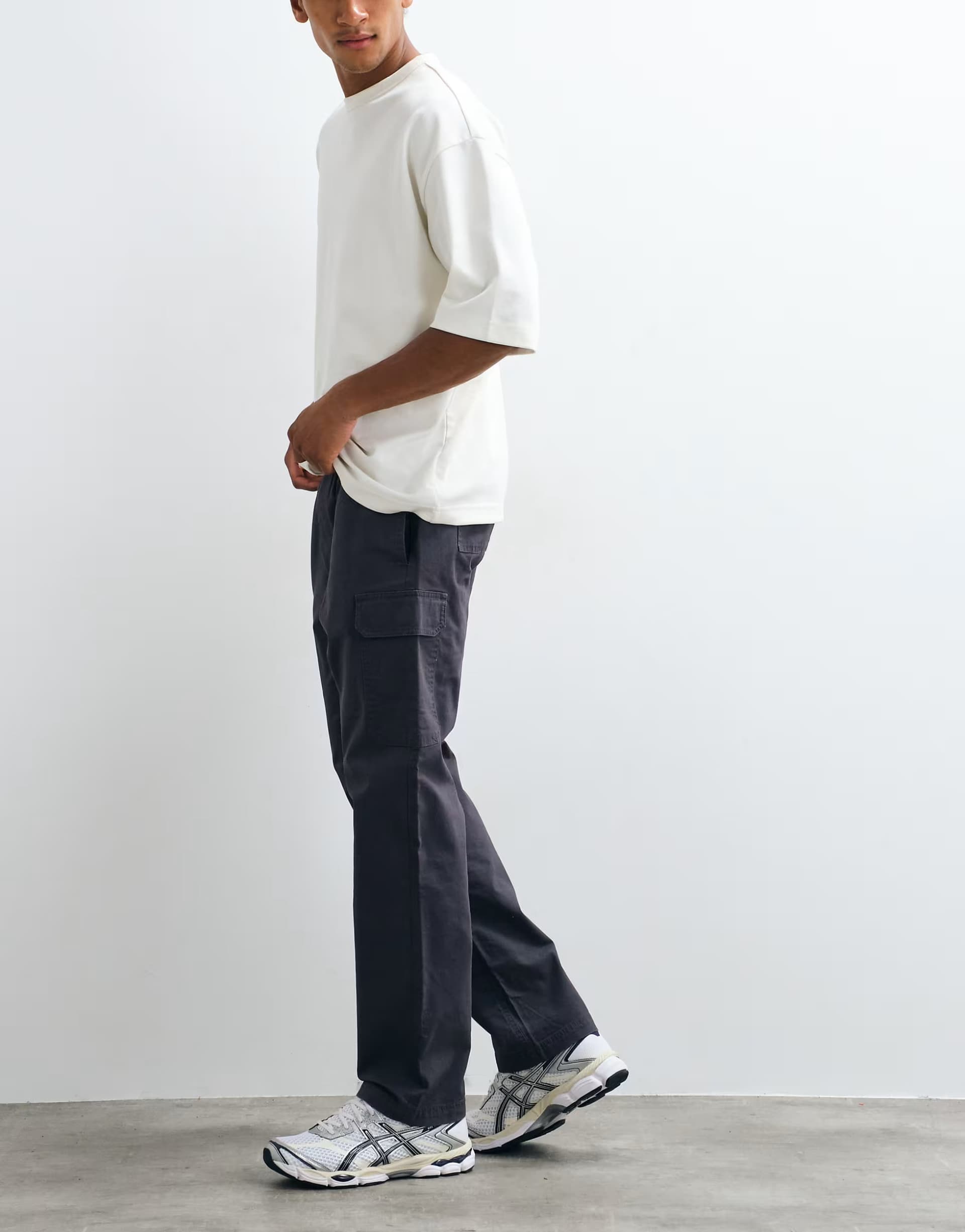 ASOS Regatta Stretch cargo trousers in iron