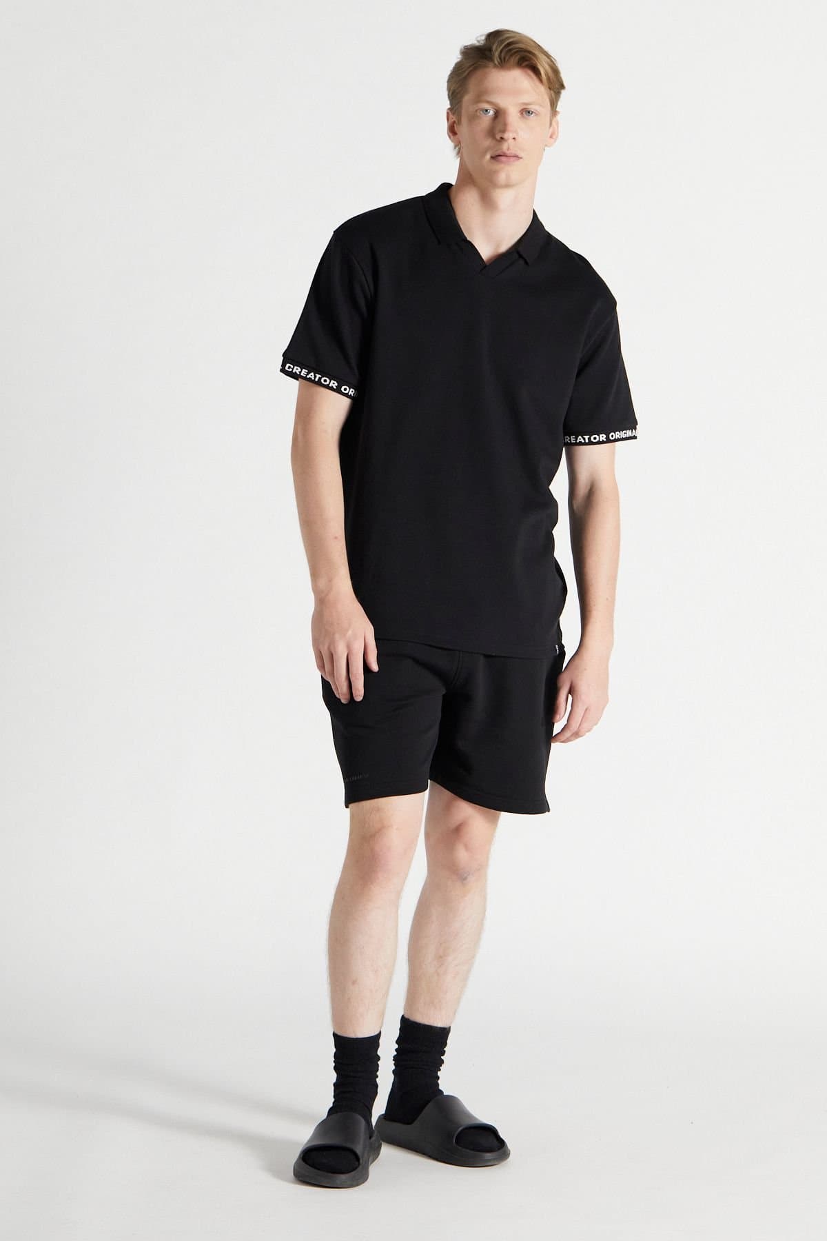 Original Creator Original Creator Men's Essential Shorts in Jet Black