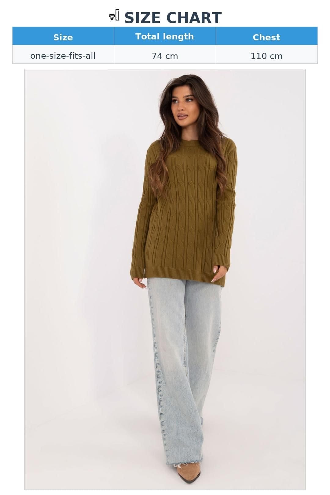 Love Lace Love Lace Women's Textured Viscose Nylon PBT Casual Sweater Style 199536 in Green - 4
