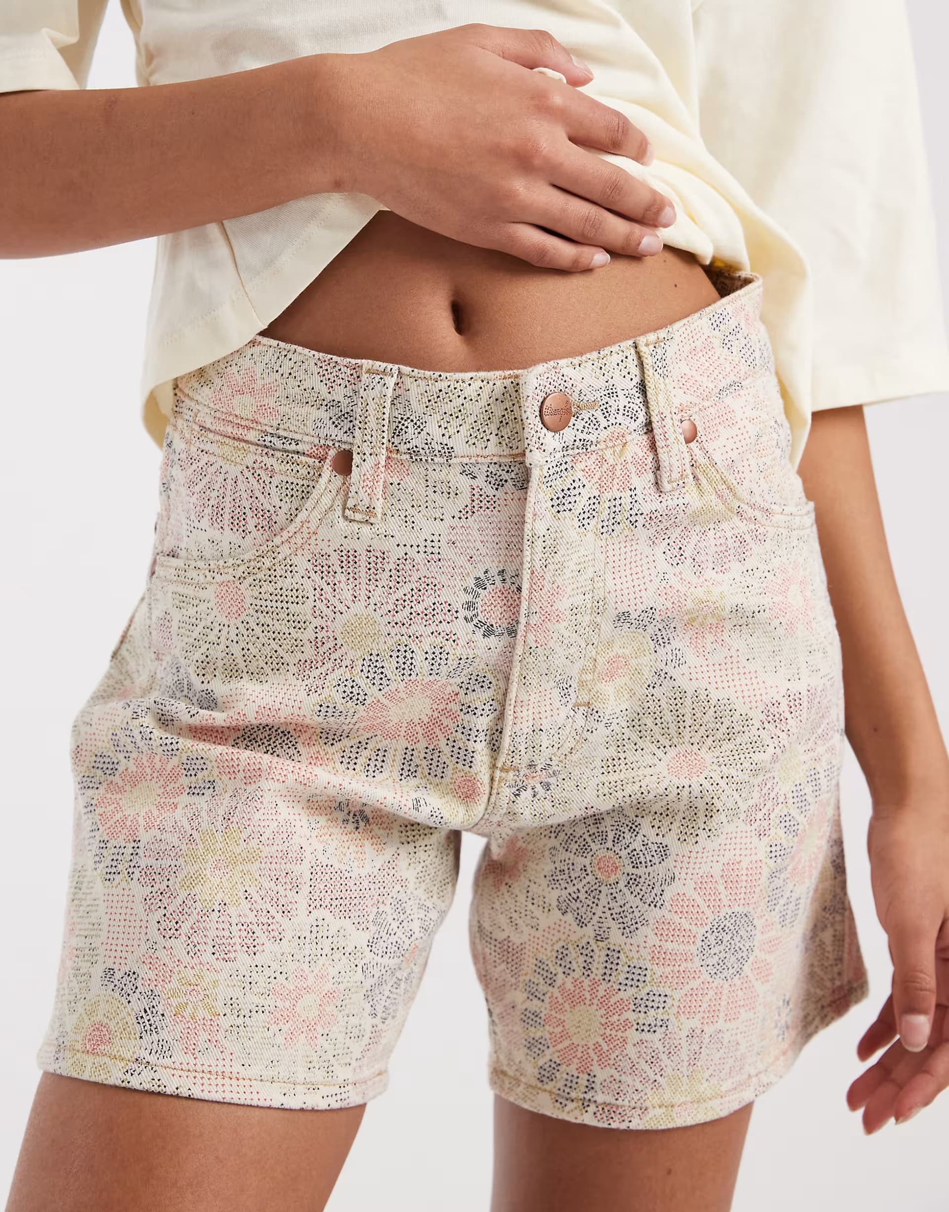 ASOS Wrangler denim floral co ord