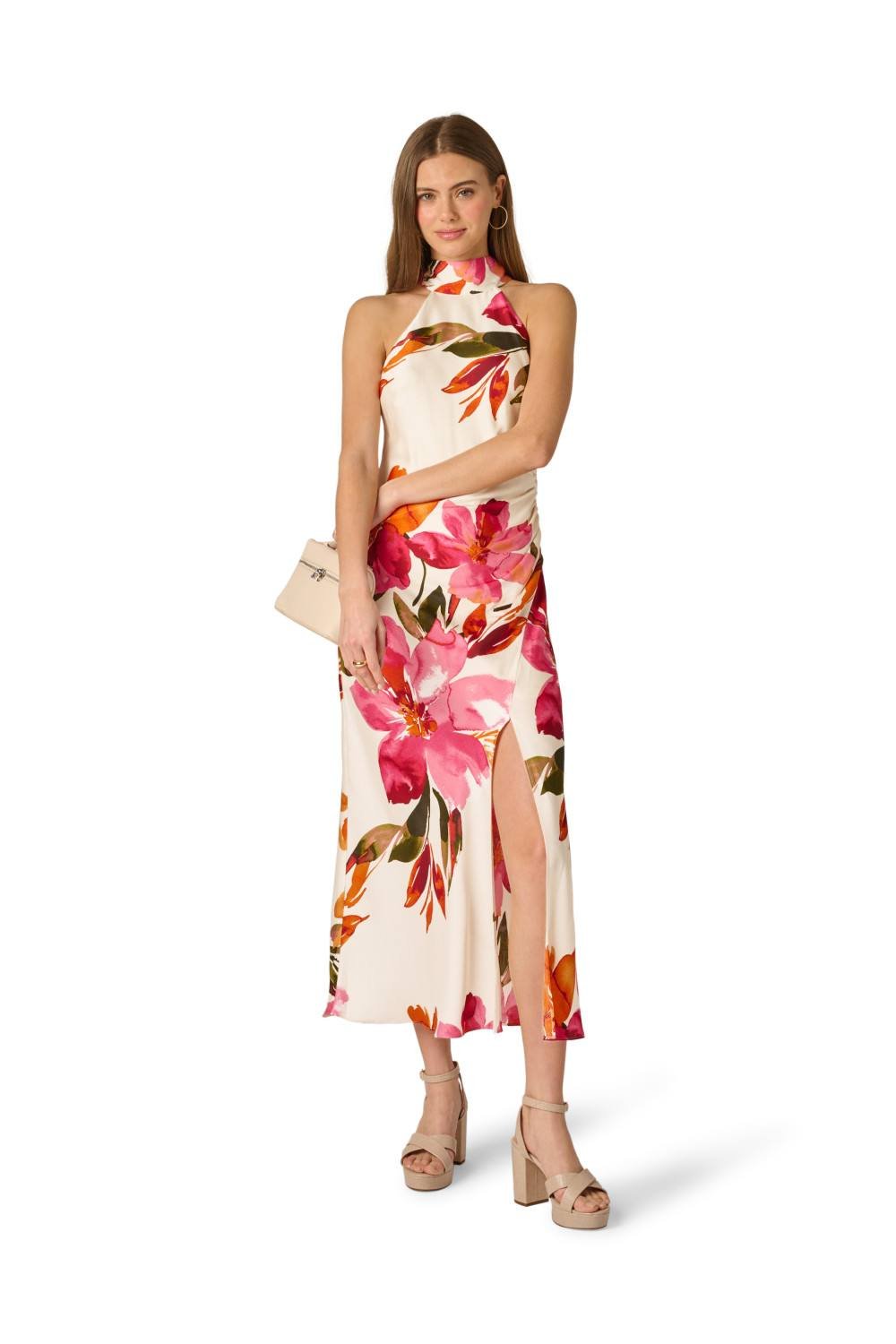 Adrianna by Adrianna Papell Adrianna by Adrianna Papell Women's Printed Satin Dress - 4