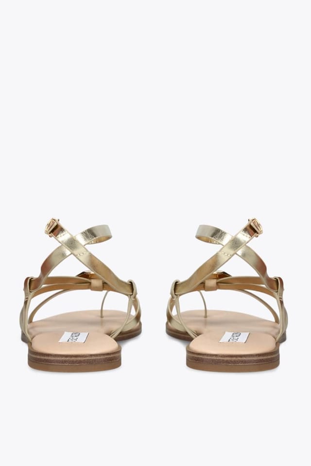 Steve Madden STEVE MADDEN Women's 'Napa Valley Gold' Sandals in Gold - 3