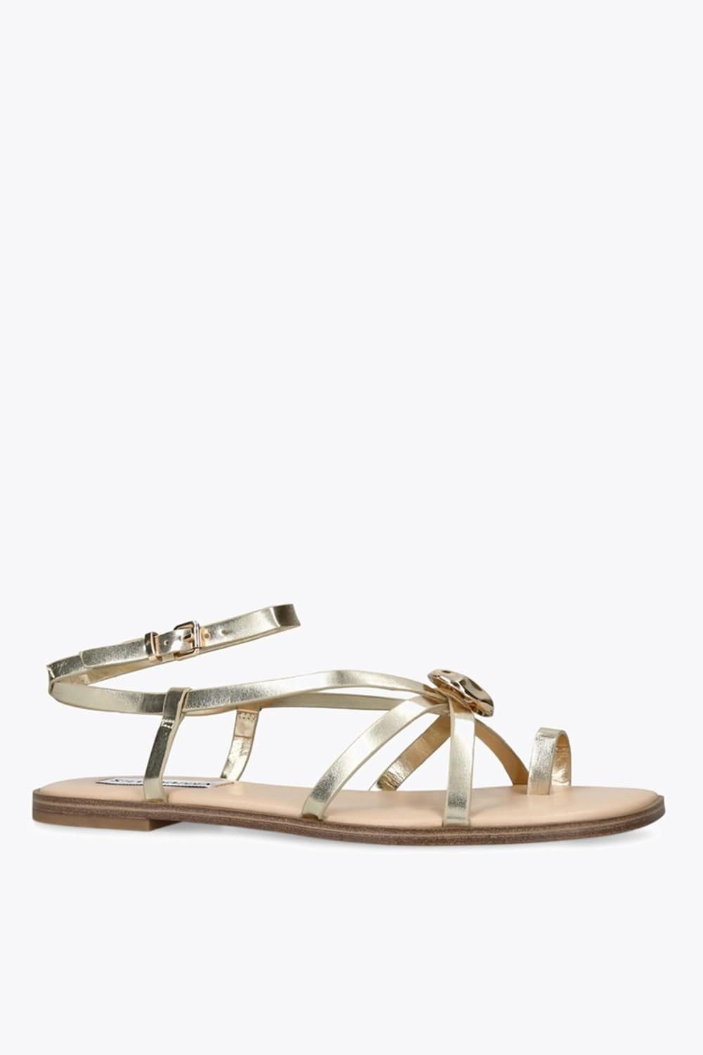 Steve Madden STEVE MADDEN Women's 'Napa Valley Gold' Sandals in Gold - 4