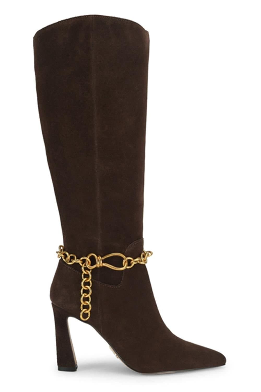 Steve Madden STEVE MADDEN Women's 'Skorcher Dark Brown Suede' Suede Boots