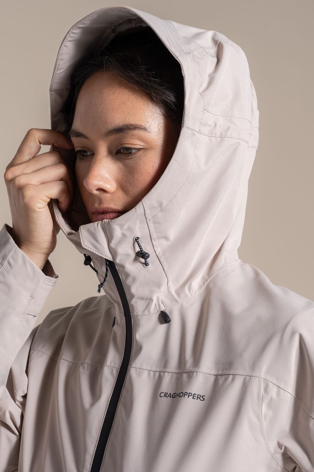 Craghoppers Craghoppers Women's Zohra Waterproof Jacket in Light Stone - 3