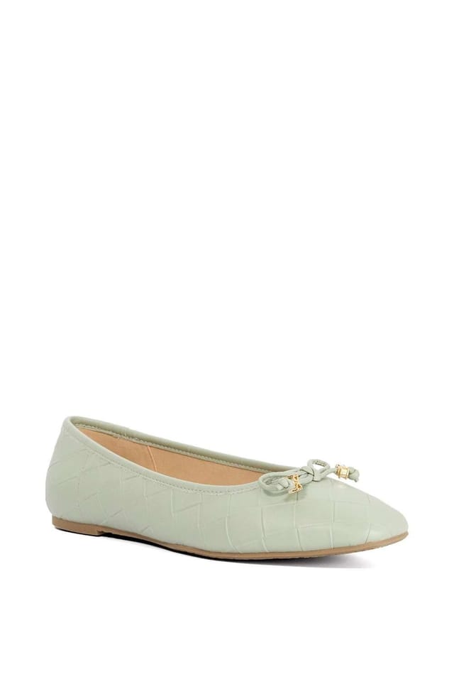 Dune London Dune London Women's 'Hampers' Ballet Pumps in Green - 2