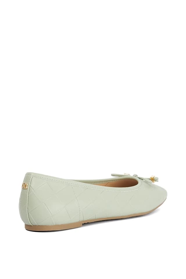 Dune London Dune London Women's 'Hampers' Ballet Pumps in Green - 3