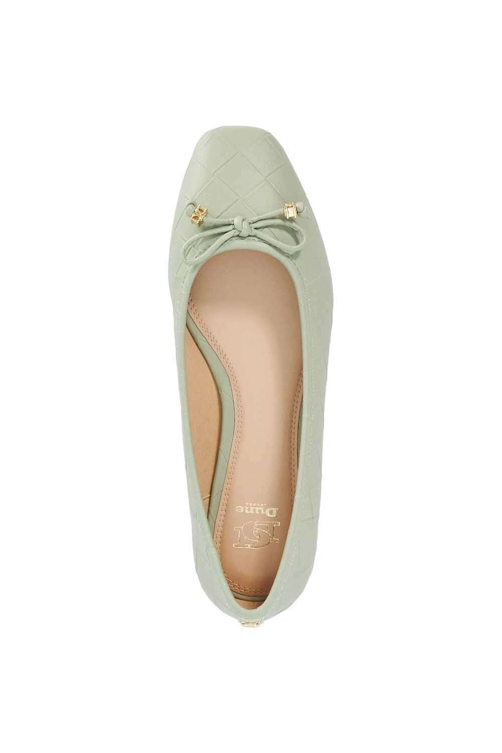 Dune London Dune London Women's 'Hampers' Ballet Pumps in Green - 4