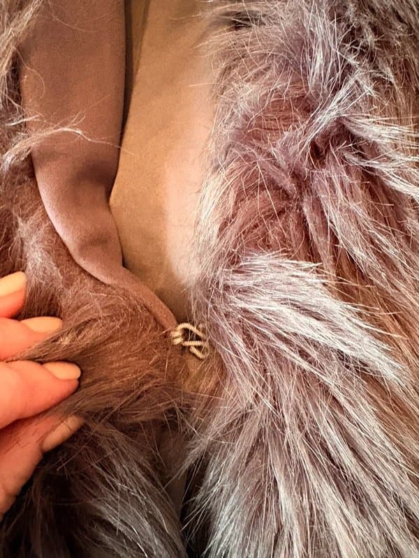 Jayley Jayley Collection faux fur coat