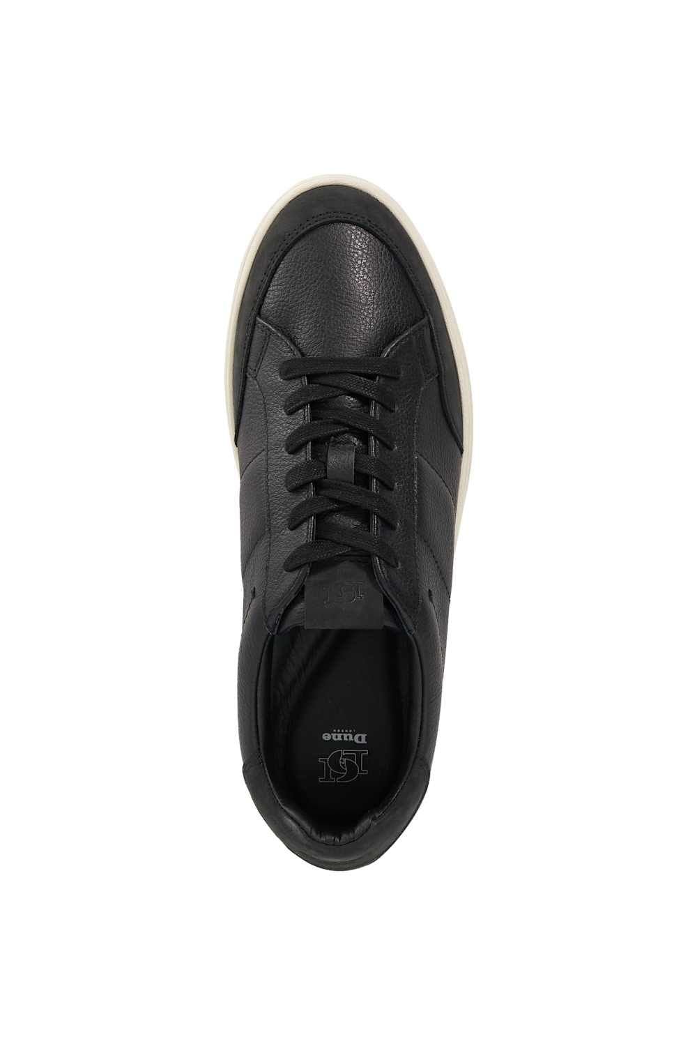 Dune London Dune London Men's 'Tabor' Leather Trainers in Black - 4