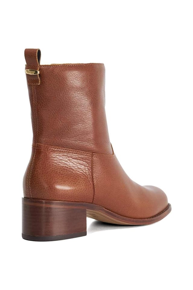 Dune London Dune London Women's 'Peya' Leather Ankle Boots in Brown - 3
