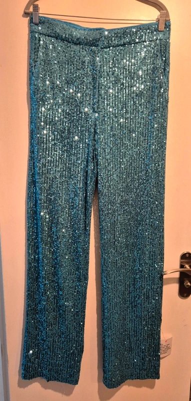 ASOS Design Sequin party trousers UK12 - 1