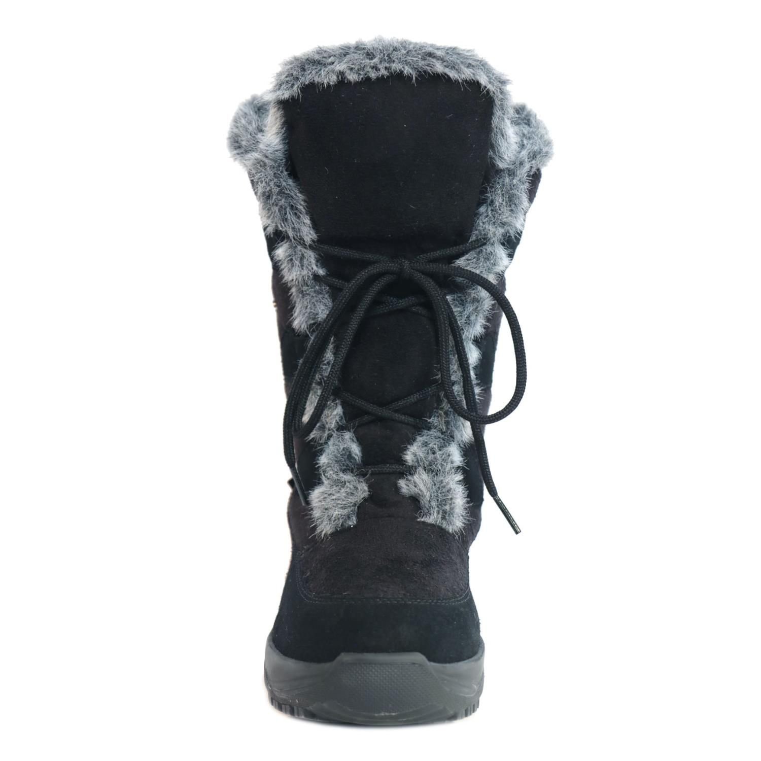 Mammal Mammal Women's 'Oribi2' Mid-calf Winter Boots with Flip-over Ice Grips in Black - 2