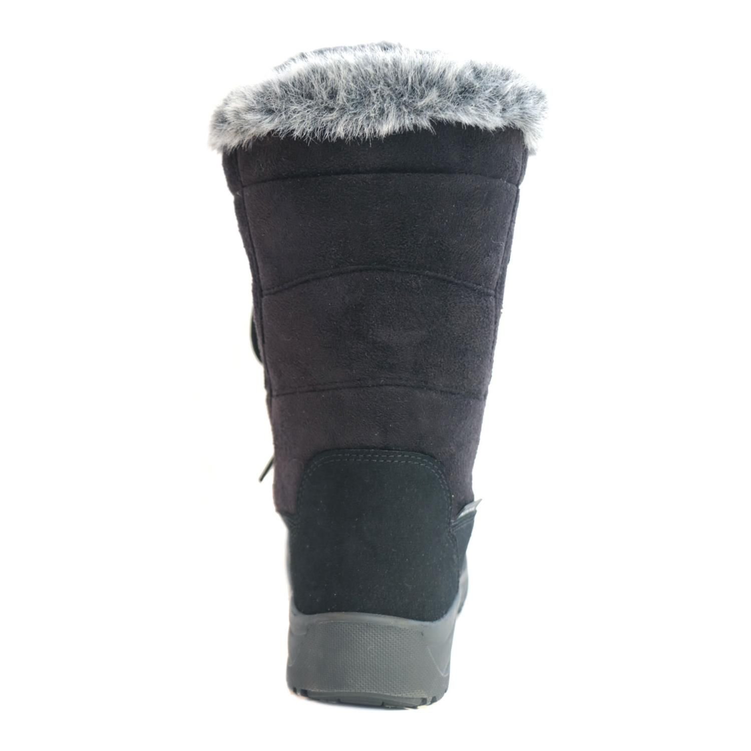 Mammal Mammal Women's 'Oribi2' Mid-calf Winter Boots with Flip-over Ice Grips in Black - 3