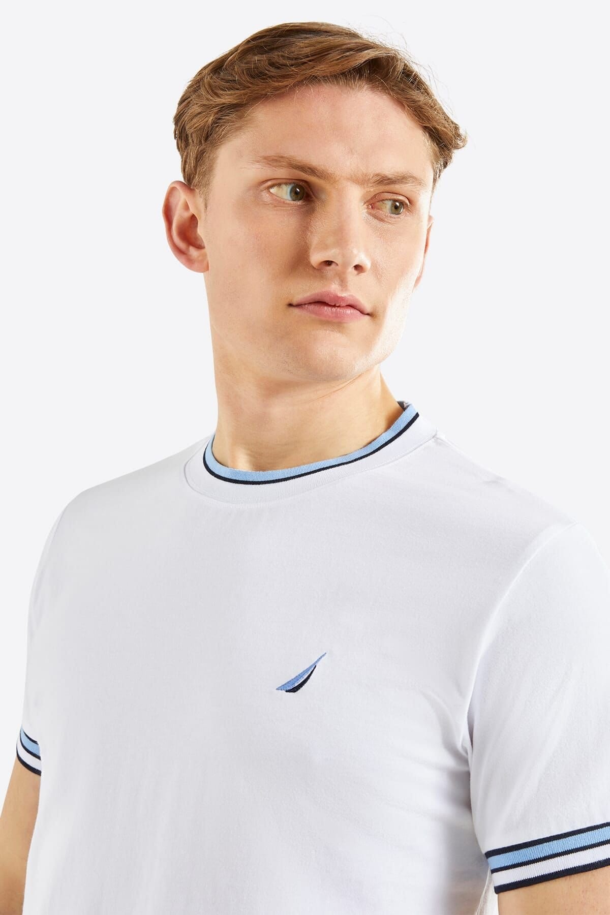 Nautica Nautica Men's 'Horan' T-Shirt in White - 4