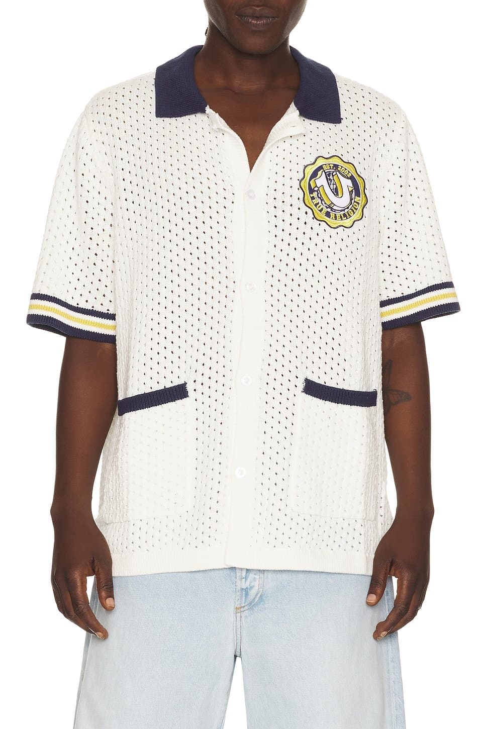 revolve Horseshoe Crest Knit Shirt