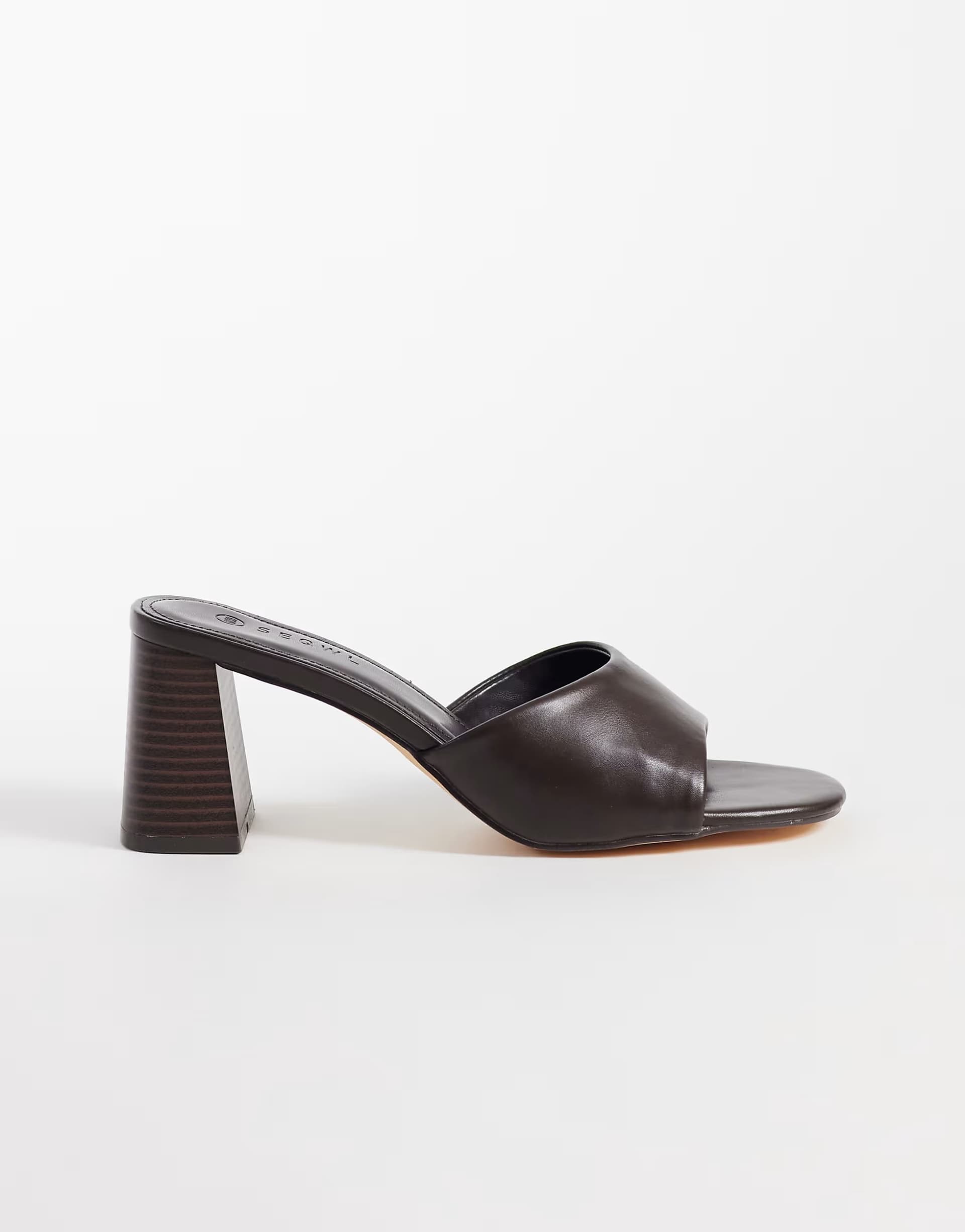 ASOS ASOS Chocolate Brown Heeled Sandals