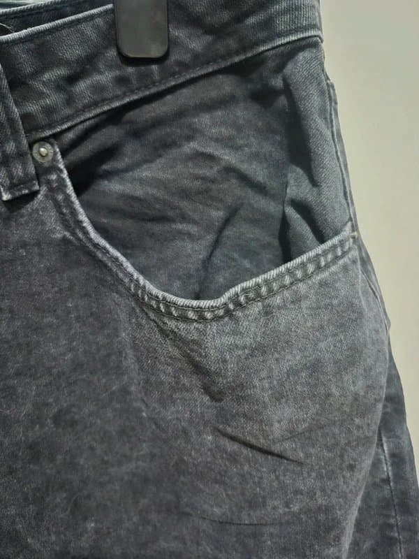 ASOS Curve Asos black barrel jeans