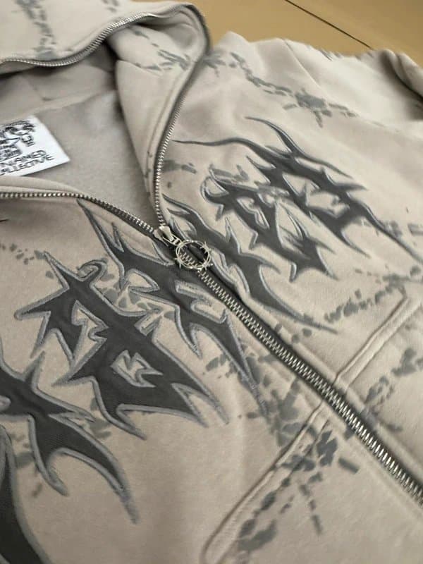 NAMED collective Named collective unisex grey zipper hoodie S/M rare limited discontinued