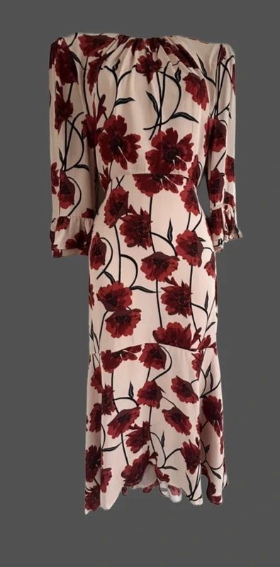 Mint Velvet New (no tags) Mint Velvet Midi floral dress- UK 10- RRP£165- Stunning - 1