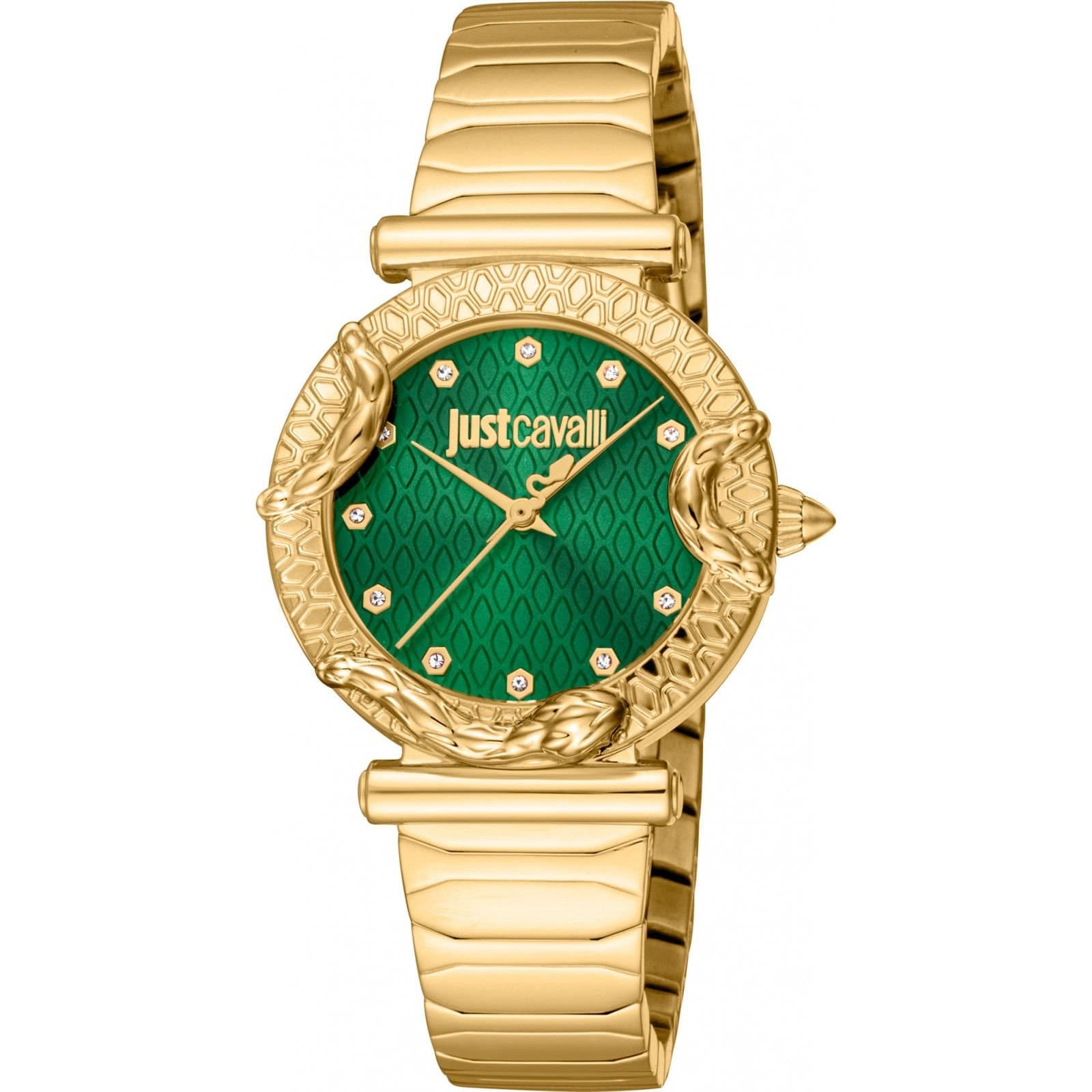 Just Cavalli Just Cavalli Women's JC1L234M0235 Animalier 32mm Quartz Watch in Gold