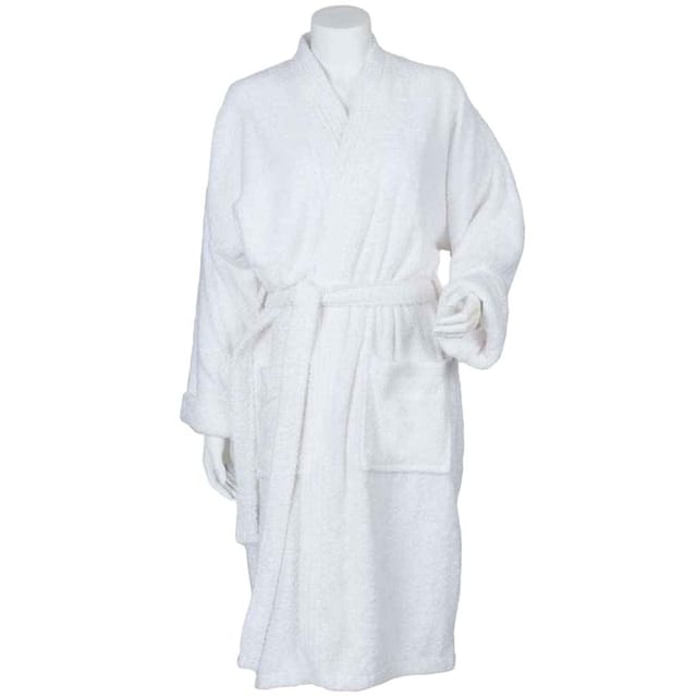 Towel City Towel City Women's Kimono Robe in White - 2