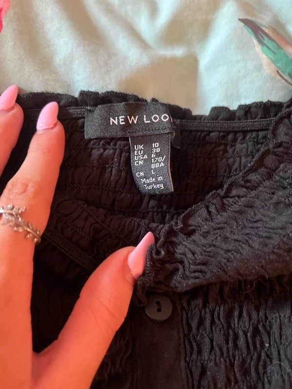 New Look new look ruched crop top