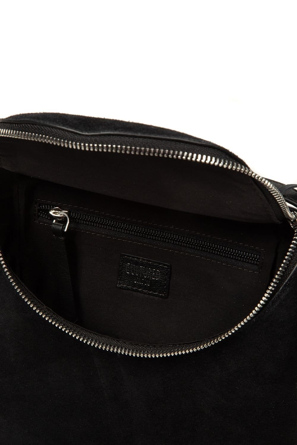 Cultured London Cultured London Women's 'Luisana' Suede Cross Body Bag in Black - 4