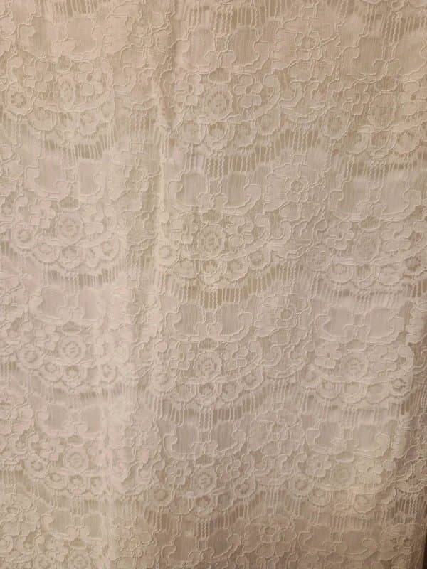 New Look Stunning Cream/Ivory Eyelash Lace Dress