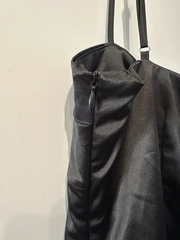 Bershka Bershka satin split mini dress