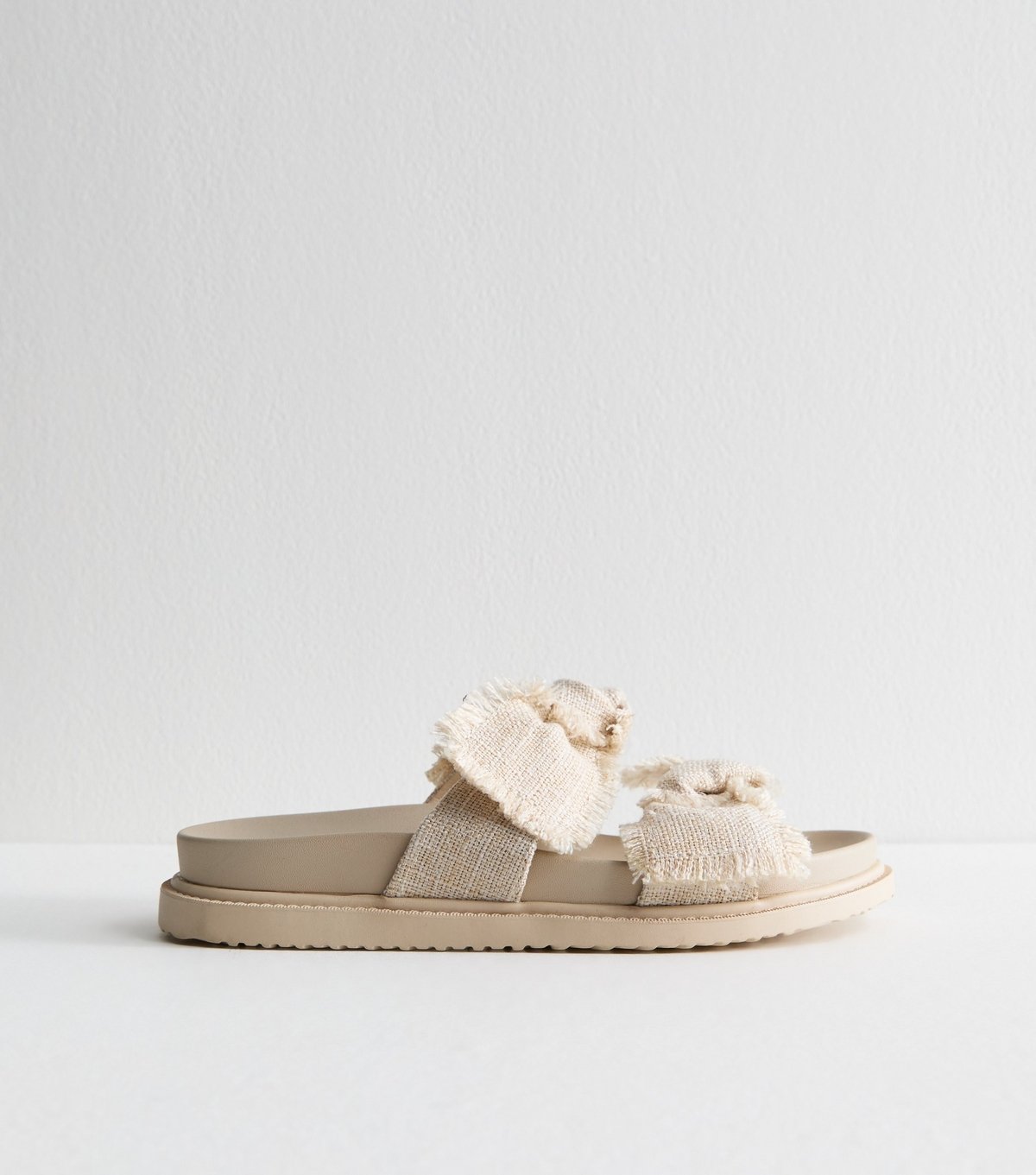 New Look Women's Cream Knotted Strap Sandals Vegan New Look - 3