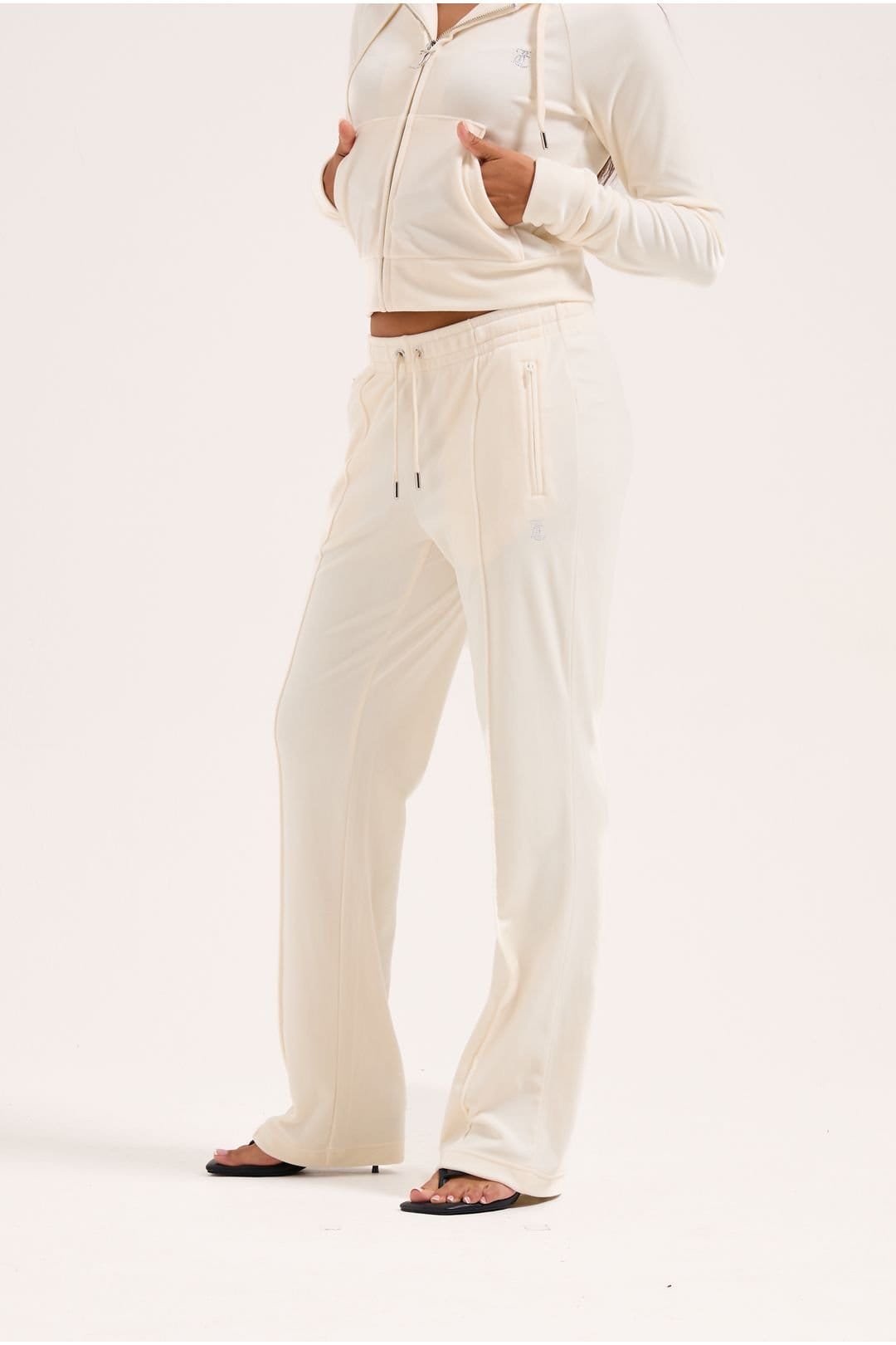 Juicy Couture Juicy Couture Women's Tina Col Out Tr Joggers Off-White - 4