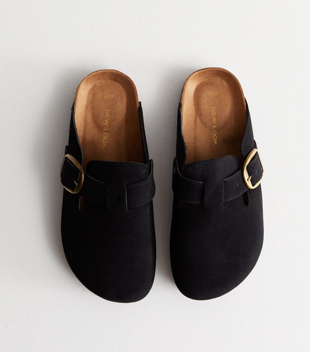 New Look Women's Black Suedette Mules New Look