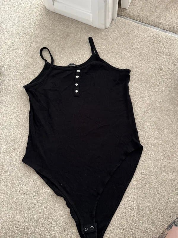 George Women’s black bodysuit size 18