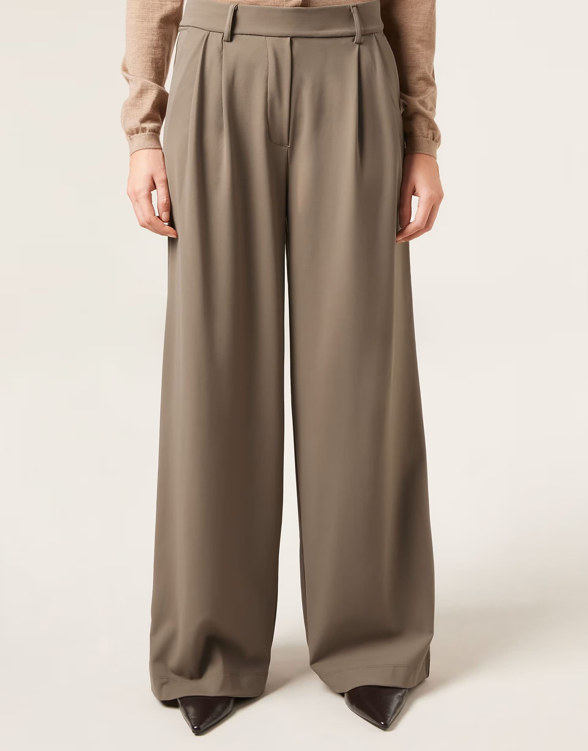 ASOS Calzedonia Comfy flex trousers in clay