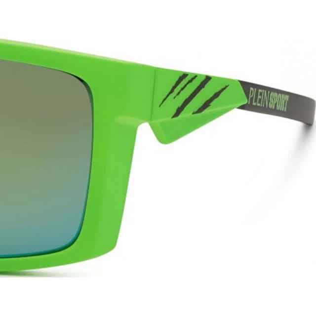 Plein Sport Plein Sport Men's SSP009-5895GP Square/Rectangle Sunglasses in Green - 2