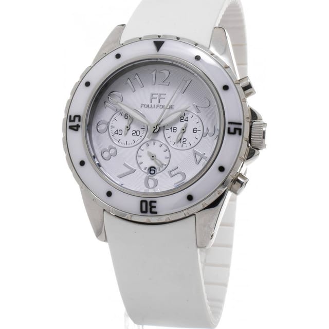 Folli Follie Folli Follie Women's WF8T031ZEW 45mm Quartz Watch in White - 2