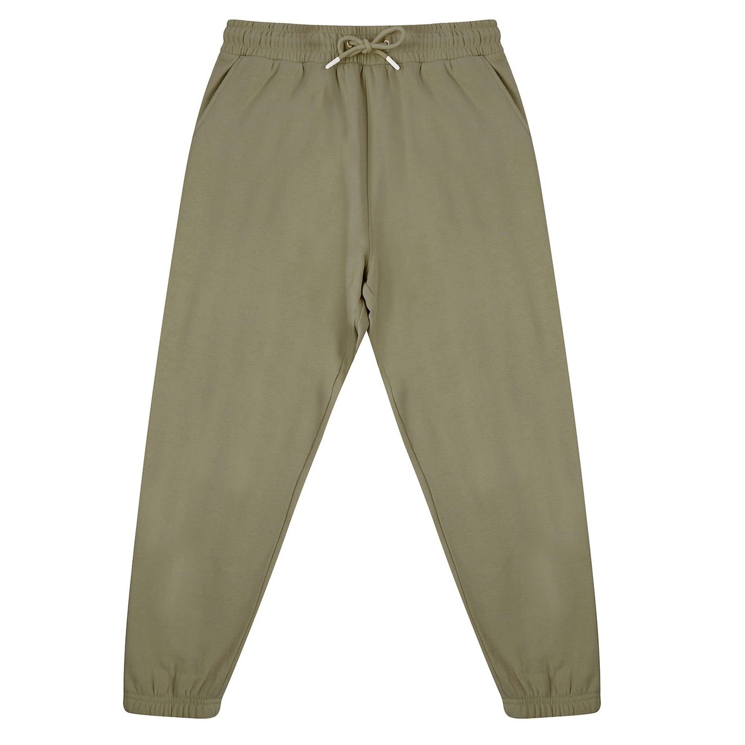 SF SF Men's Fashion Cuffed Jogging Bottoms in Khaki - 4