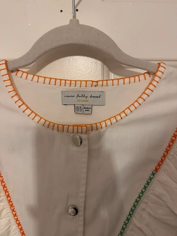 Never Fully Dressed Printed blouse with ruffles