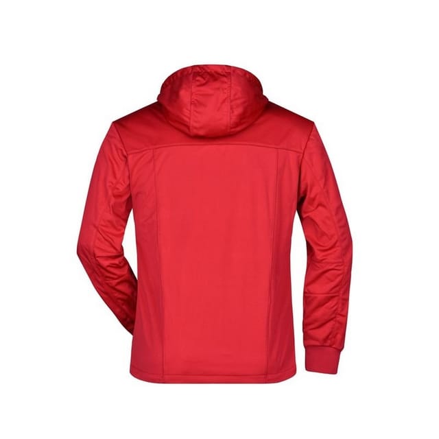 James and Nicholson James and Nicholson Men's Maritime Softshell Jacket in Dark Red - 2