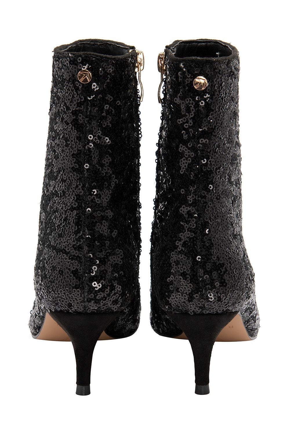 Ravel Ravel Women's 'Currans' Kitten Heel Ankle Boots in Black - 3