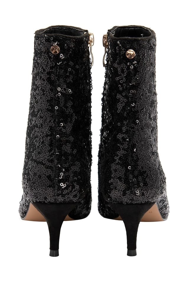 Ravel Ravel Women's 'Currans' Kitten Heel Ankle Boots in Black - 3